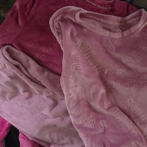 Juicy Couture Pink Velour Tracksuit Set